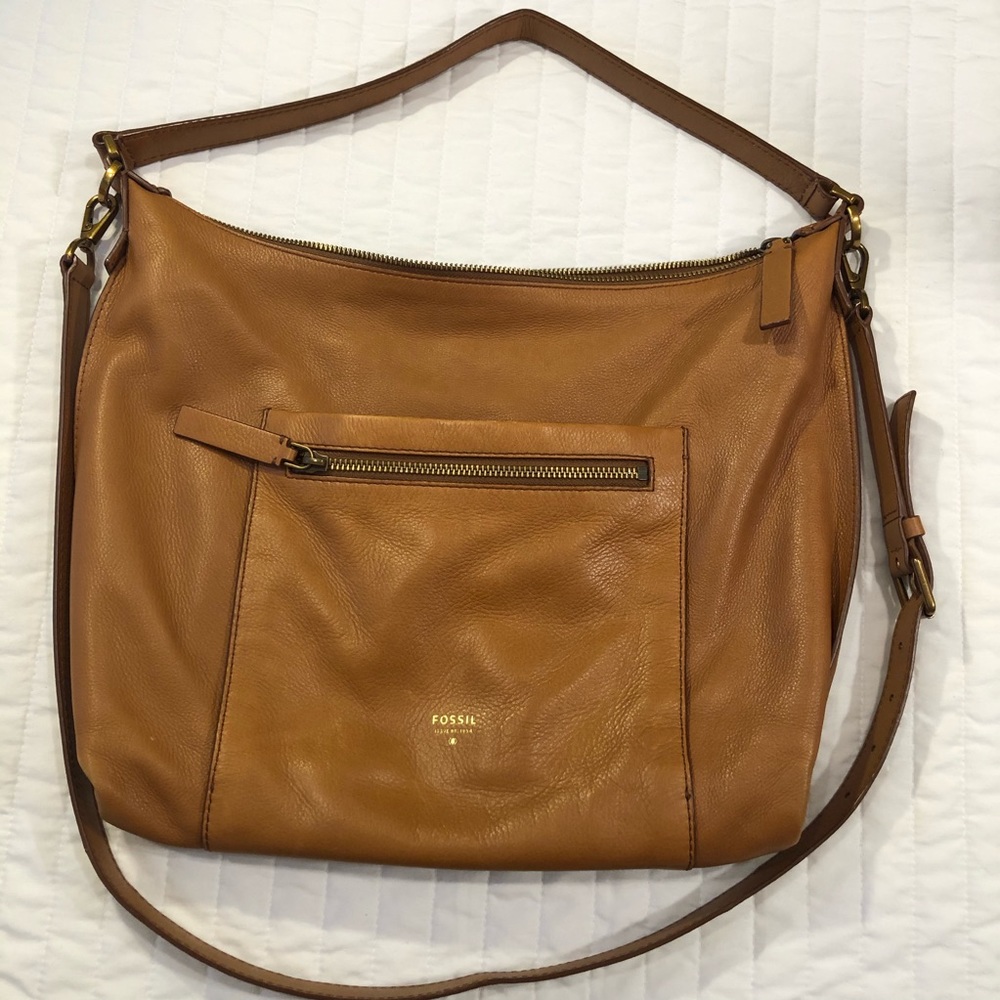 FOSSIL Leather Shoulder or Crossbody Handbag